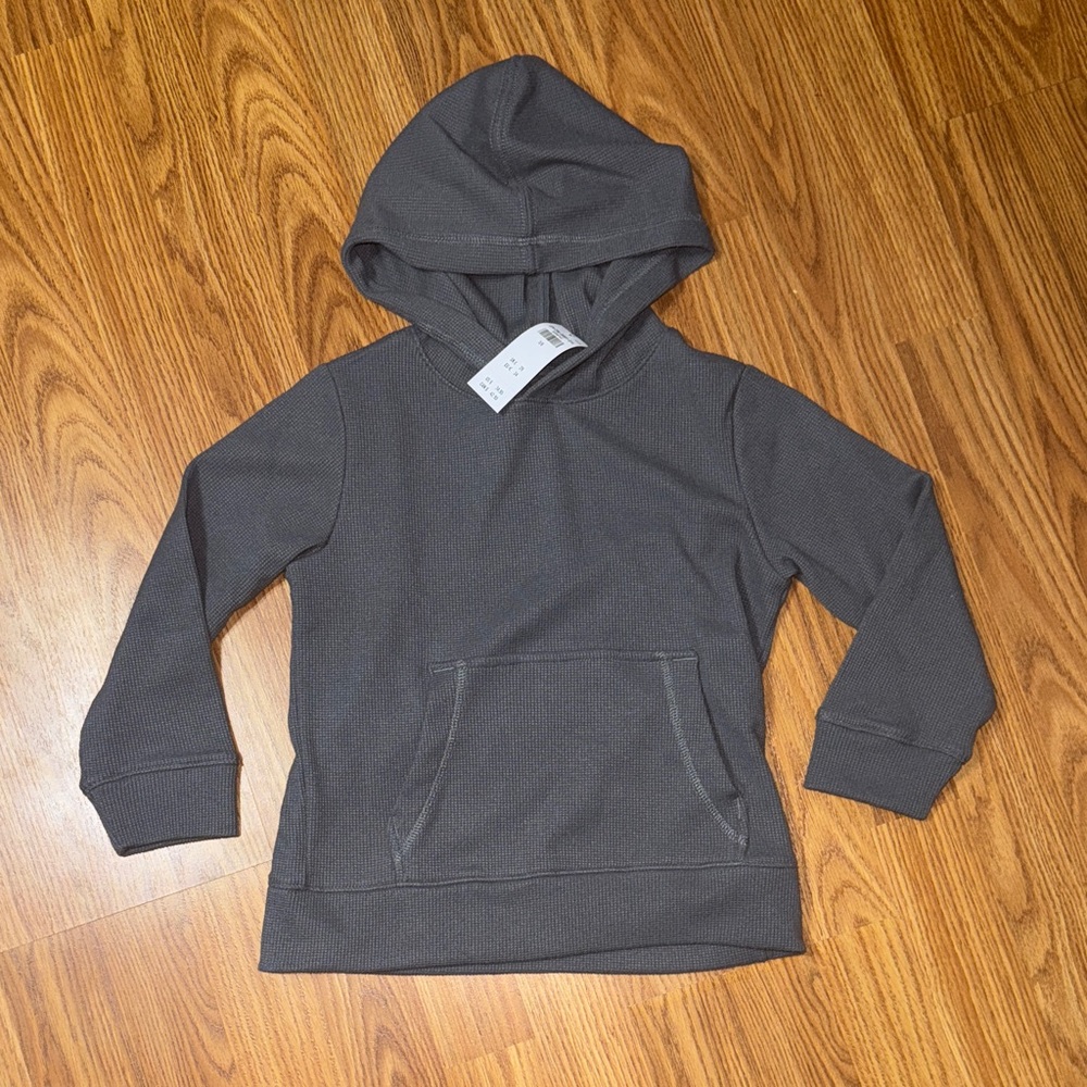 NWT Abercrombie Kids 5/6 Waffle long sleeve Hoodie